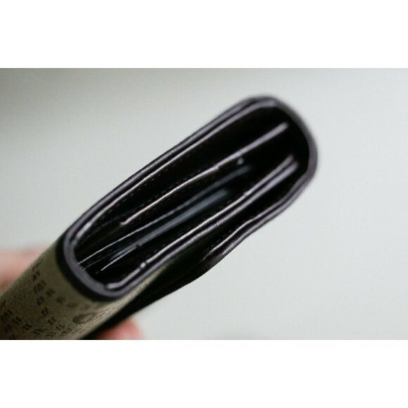 Brand New Etienne Aigner Canvas Leather Monogram  Large Tri Fold Wallet - Picture 6 of 10